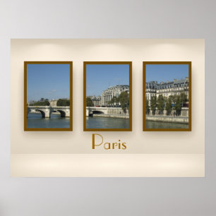 Pôster Triptych de Paris