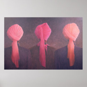 Poster Triptych do turbante