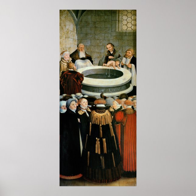Pôster Triptych, painel esquerdo, Philipp Melanchthon (Frente)