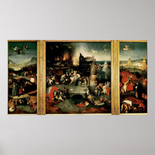 Poster Triptych: The Temptation of St. Anthony