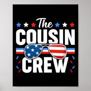 Poster Tripulação 4 De Julho Patriótica Família Americana