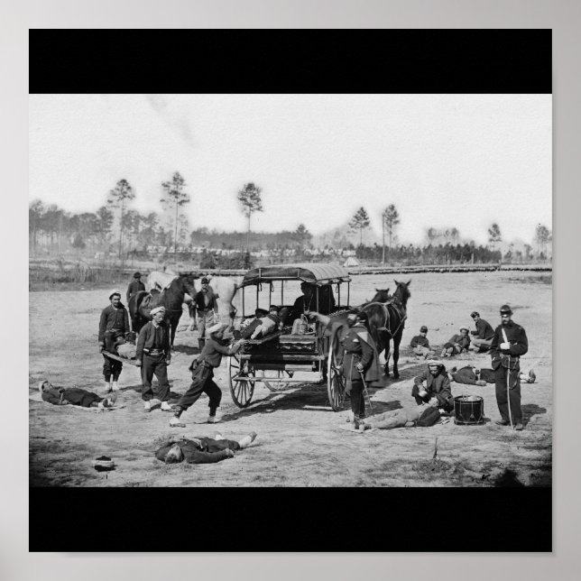 Pôster Tripulação da Ambulância da Guerra Civil (Frente)