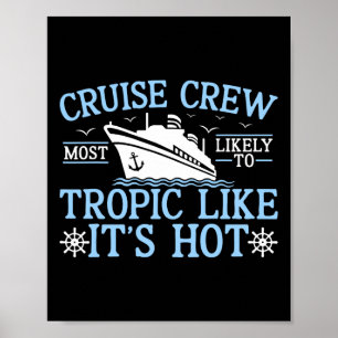 Poster Tripulação de Cruzeiro 2025 Mais Propensa a Tropic