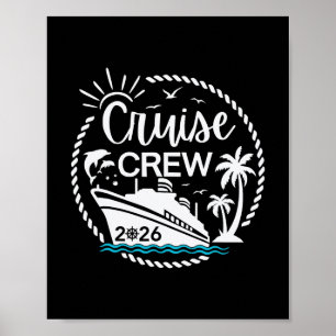 Poster Tripulação de Cruzeiro 2026 Cruzeiros de Família e