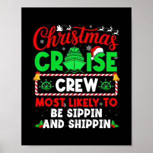 Poster Tripulação de Cruzeiro de Natal com Mais Probabili