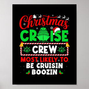 Poster Tripulação de Cruzeiro de Natal com Mais Probabili