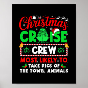 Poster Tripulação de Cruzeiro de Natal Mais Propensa a Ti
