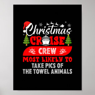 Poster Tripulação de Cruzeiro de Natal Provavelmente Leva