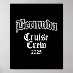 Poster Tripulação de Cruzeiro Familiar das Bermudas 2025