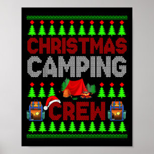 Poster Tripulação de Natal Xmas Papais noeis de Sweater C
