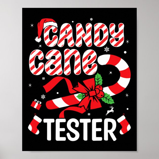 Poster Tripulação de Testores Candy Cane - Férias de Nata (Frente)