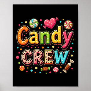Poster Tripulação Do Candy Party Virou Um Truque De Hallo