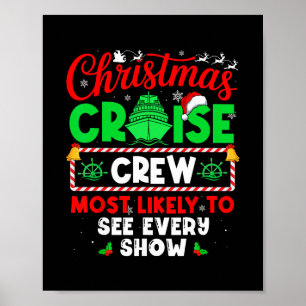 Poster Tripulação do Cruzeiro de Natal com Mais Probabili