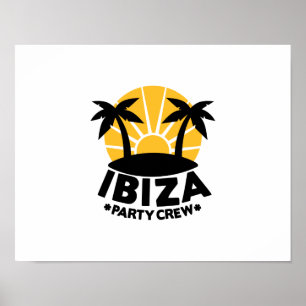 Pôster Tripulação do Partido Ibiza
