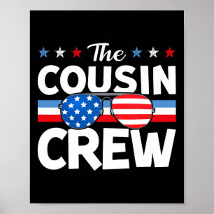 Poster Tripulação Família Patriótica Americana Correspond