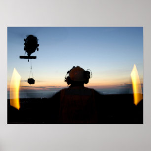 Pôster Tripulante do convés de voo