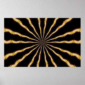 Poster Triquete Hipnótico Mesmerizando Arte Psicodélica