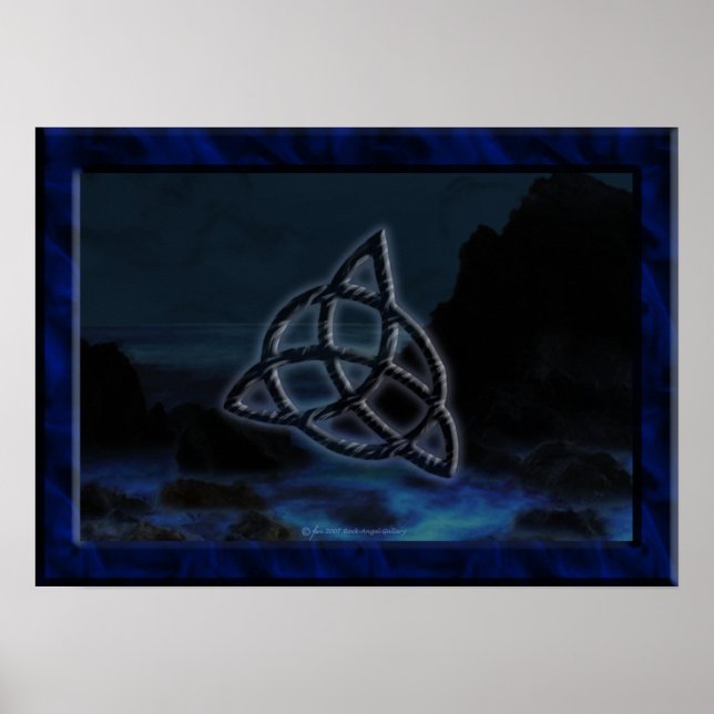 Poster Triquetra Print (Frente)