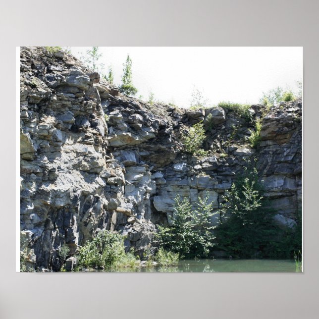 Poster Triry Granite Rock Cliff Wall Natureza (Frente)