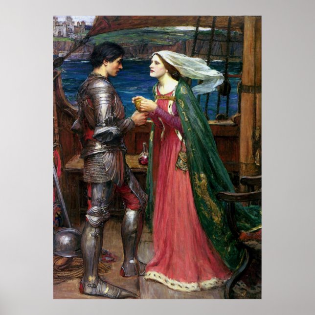 Pôster Tristan and Isolde Canvas Print (Frente)