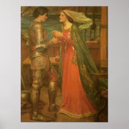 Poster Tristan e Isolde por John William Waterhouse