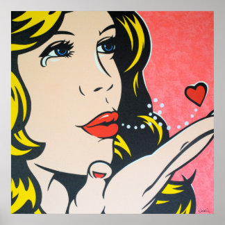 Poster Triste Adeus - Arte Pop original