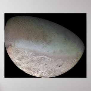 Pôster Triton, a maior lua do planeta Netuno