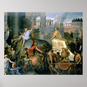 Poster Triumph de Alexander, ou a entrada de Alexa