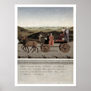 Pôster Triumph de Battista Sforza, duquesa de Urbino.