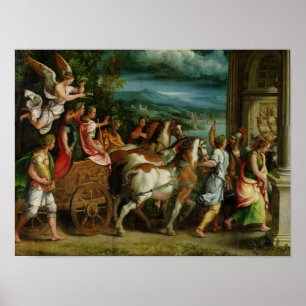 Pôster Triumph de Titus e de Vespasian, c.1537