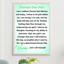 Triumph Over Dain Chronic Pain Warrior