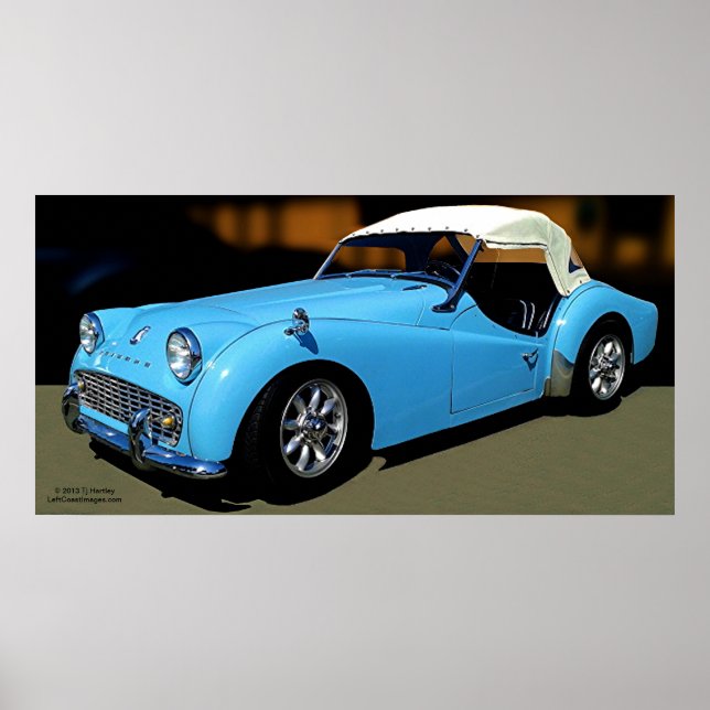 poster TRIUMPH TR3 1960 (Frente)
