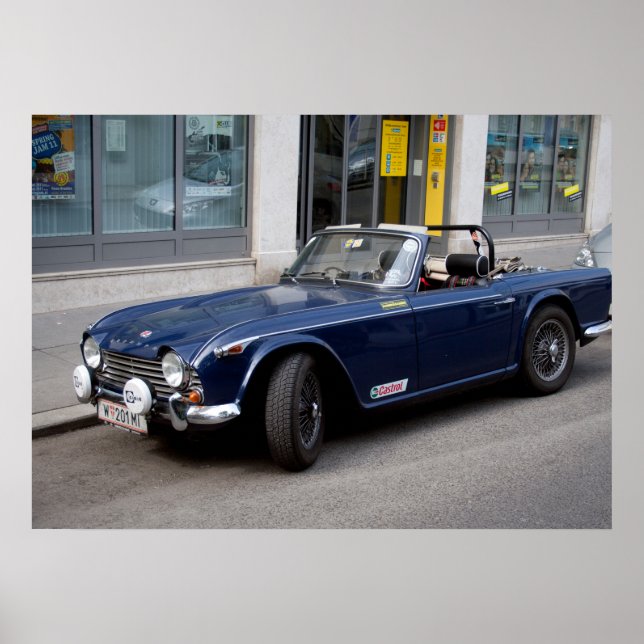 Pôster Triumph TR4 A (Frente)