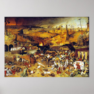 Pôster Triunfo da Morte (por Pieter Bruegel)