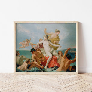 Poster Triunfo da Vênus Marinha   Sebastiano Ricci