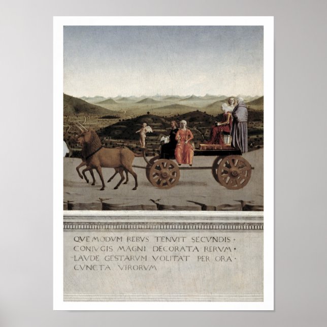 Pôster Triunfo de Battista Sforza, Duquesa de Urbino. Bat (Frente)