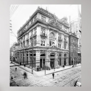 Pôster Troca do algodão, Nova Orleães, 1890s