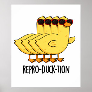Poster Trocadilho-de-pato-bico-de-bico-de-bico