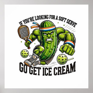 Poster Trocadilho engraçado para amante de Pickleball com