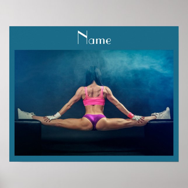 Poster Trocar Thunder_Cove do Modelo de Malhação feminino (Frente)