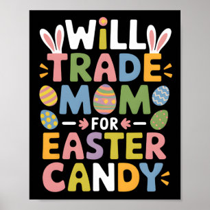 Poster Trocarei Mamãe Por Ovos De Chocolate De Páscoa Men