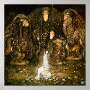 Poster Troll, 1915, por John Bauer