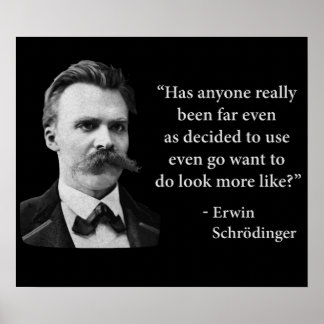 Pôster Troll Friedrich Nietzsche