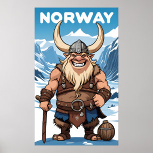 Poster Troll norueguês