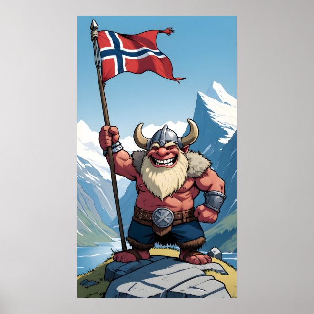Poster Troll norueguês (Frente)