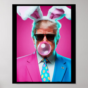 Poster Trombeta Soprar Chiclete Político Republicano Lest
