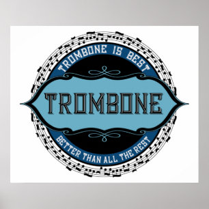 Poster Trombone é o melhor