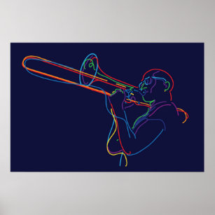 Poster Trombone Jazz