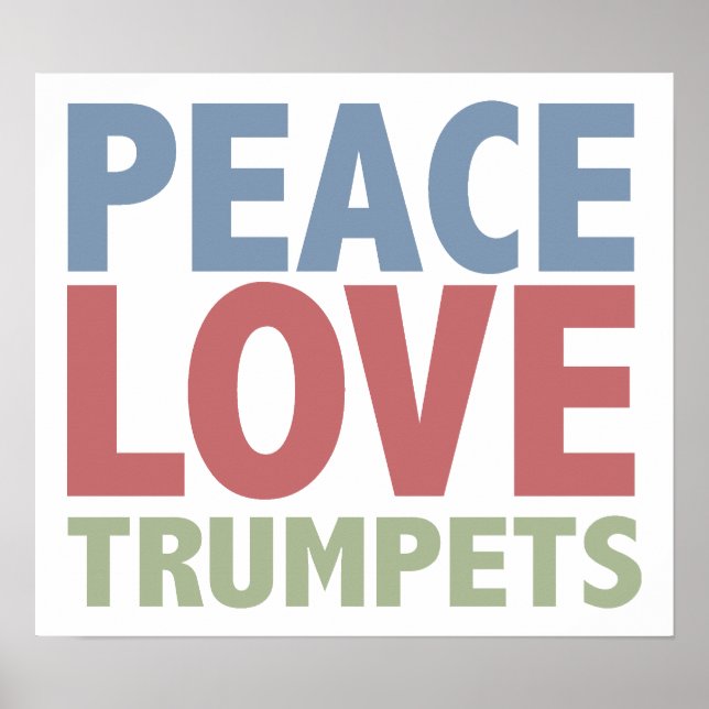 Poster Trompetes do Amor pela Paz (Frente)