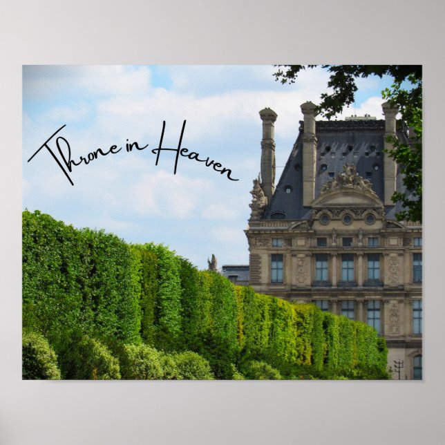 Poster Trono no Céu (Frente)